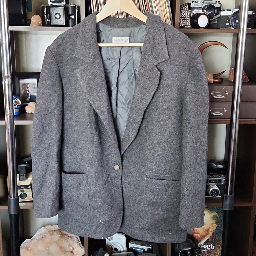 VTG sz 16 Wool Lands End Jacket
